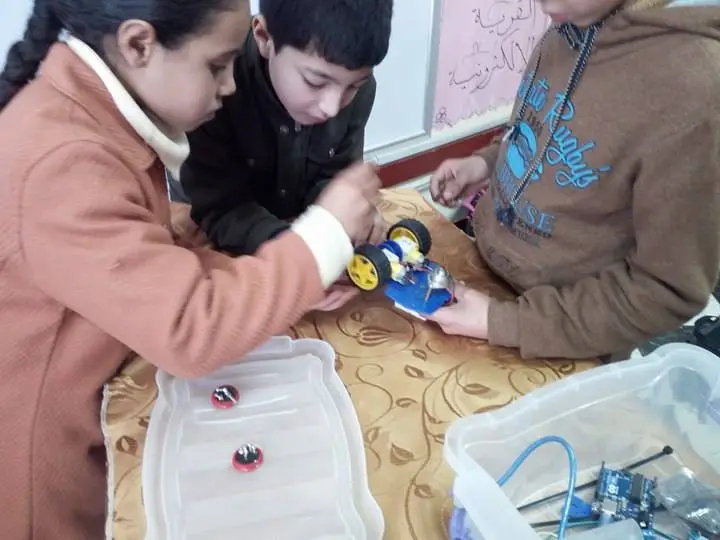 Photograph 1 from: Al-Fath School Shines in the Know Your Robot Programme