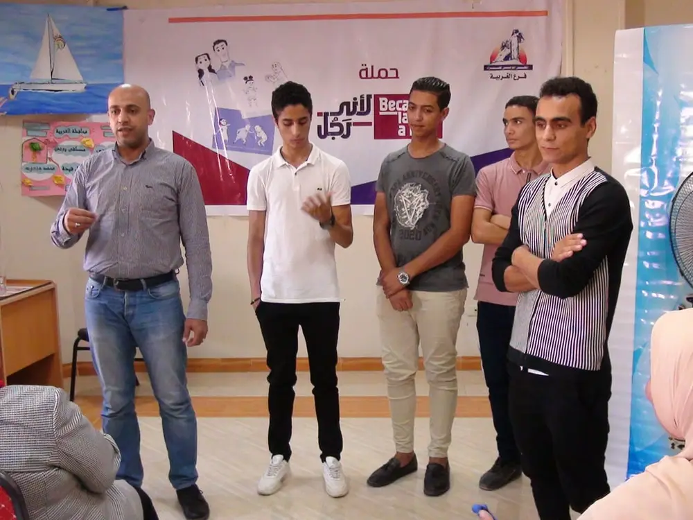 صورة 4 من: مبادره( لأني رجل ) شباب المؤسسه مع المجلس القومي للمرأة
