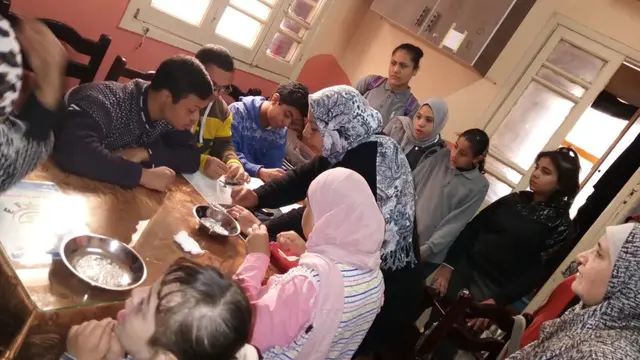 زياره مدرسه الشهيد وائل طاحون ويوم الاشغال اليدويه