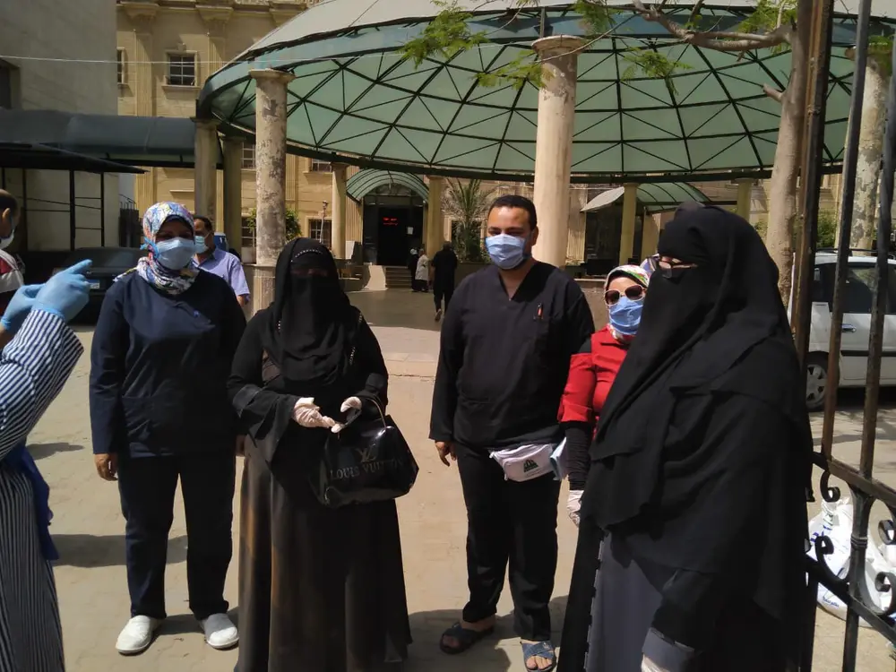 صورة 8 من: مساهمة المؤسسة المصرية للتنمية ووالجودة في توفير احتياجات مستشفى العزل بكفر الزيات