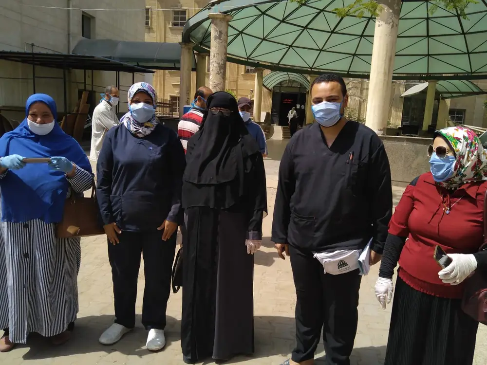 صورة 6 من: مساهمة المؤسسة المصرية للتنمية ووالجودة في توفير احتياجات مستشفى العزل بكفر الزيات