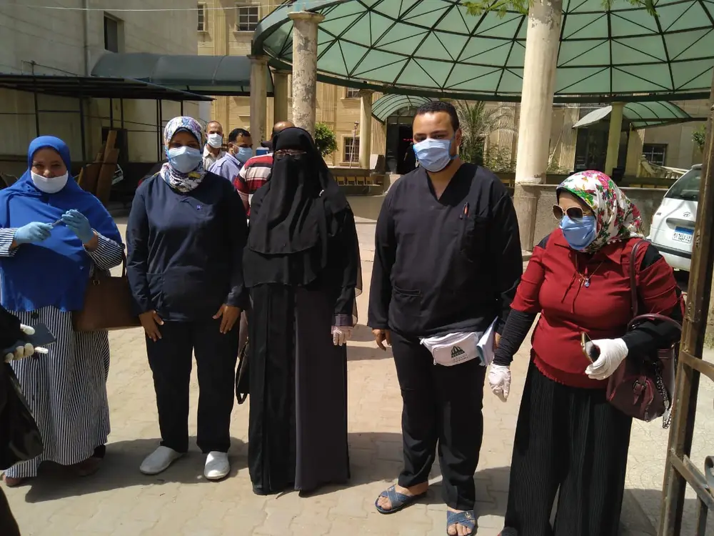 صورة 10 من: مساهمة المؤسسة المصرية للتنمية ووالجودة في توفير احتياجات مستشفى العزل بكفر الزيات