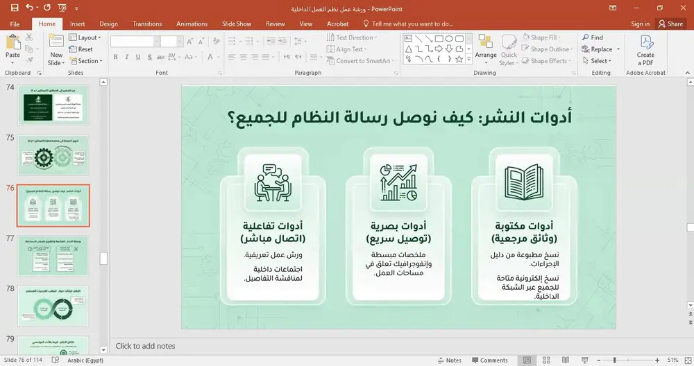 صورة 18 من: استكمال تدريب نُظم العمل الداخلية